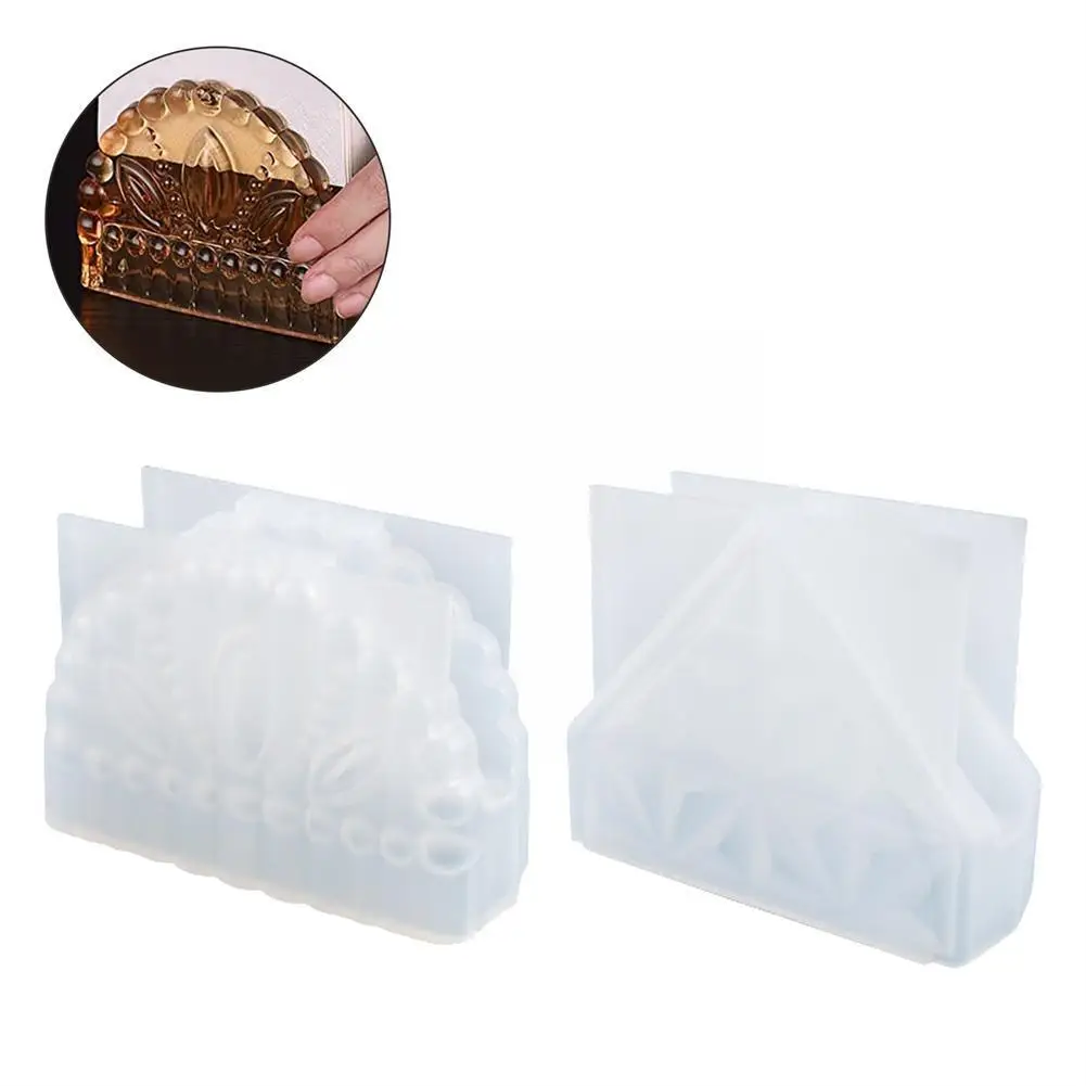 Semi-circular Storage Paper Box Mold Dispenser Silicone S0s5