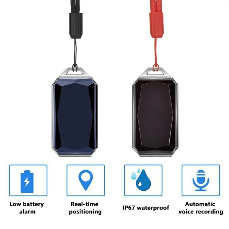 

Mini GPS Personal Locator Real-time Accurately Supports SOS Pet Elderly Locator