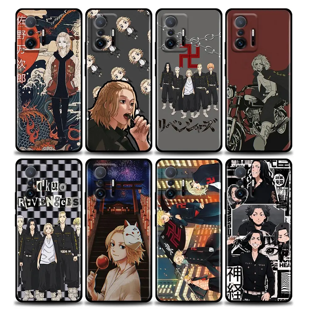 

Phone Case for Xiaomi Mi 11i 12 12X 11 11X 11T Case Poco X3 NFC M3 Pro F3 GT M4 Silicone Cover Japan Anime Tokyo Revengers