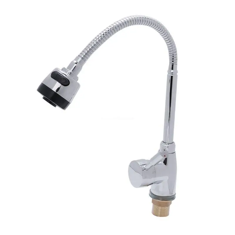 Твердый цинковый сплав кухонный смеситель для крана холодной и горячей воды