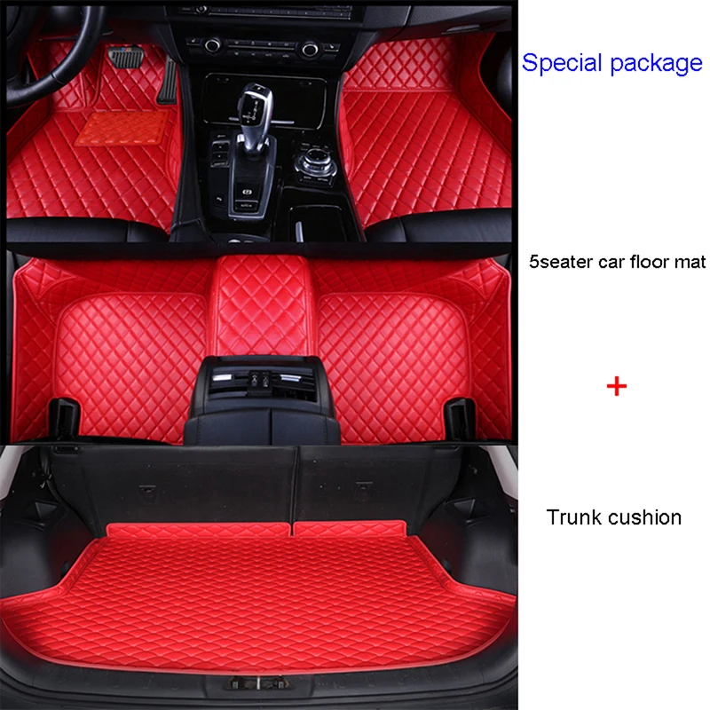 

Custom Car Floor Mat for Lexus LS LS600h 4 Seat 2006-2016 Year Interior Details Car Accessories Carpet Trunk Mats