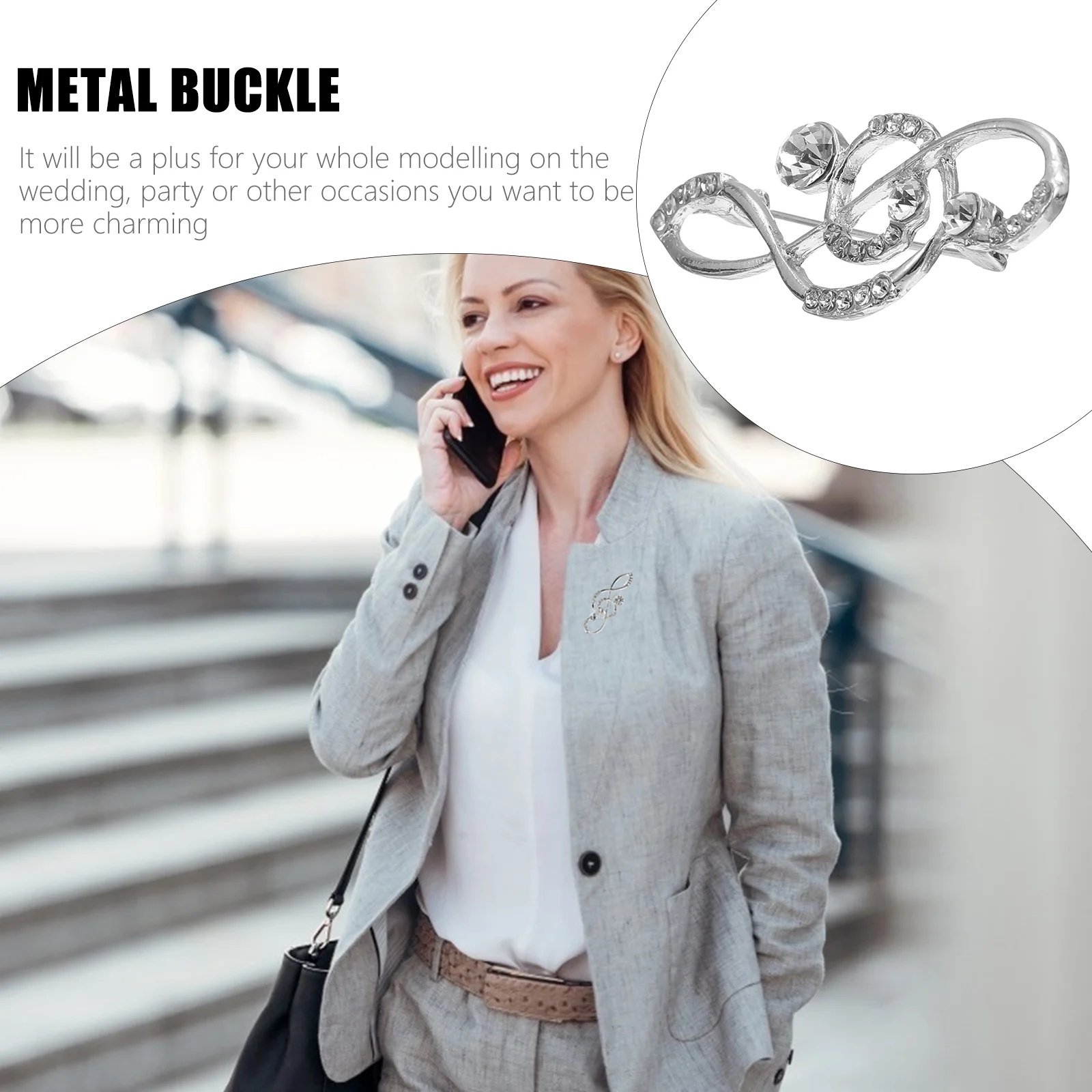 Instant Button Buckle Jewelry Metal Buckle Vintage Accessories Waist Button Pants No Sew Waist Buckle