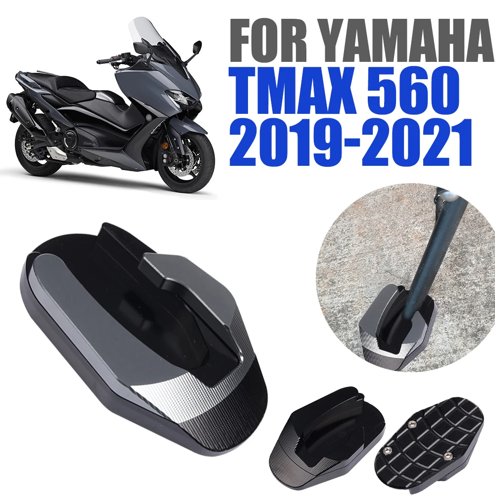 

For YAMAHA TMAX 560 TMAX560 T-MAX 560 Motorcycle Accessories Kickstand Foot Side Stand Enlarge Extension Pad Support Plate Shelf