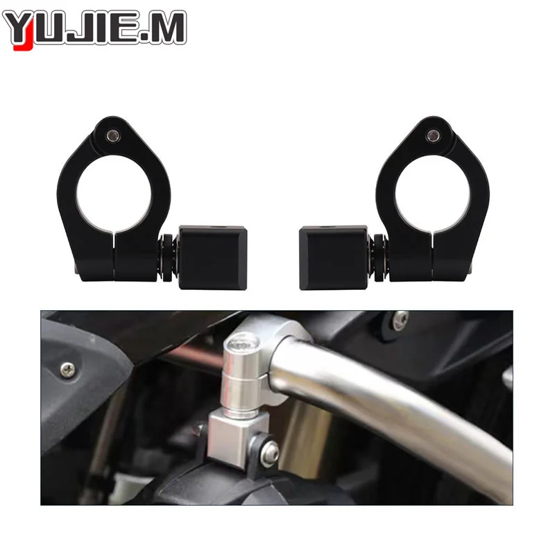 

Headlight Aux Lights Bracket Fog Lamp Supporter for 25mm Bar Universal Motorcycle Front Head Light Accessories CNC Aluminum