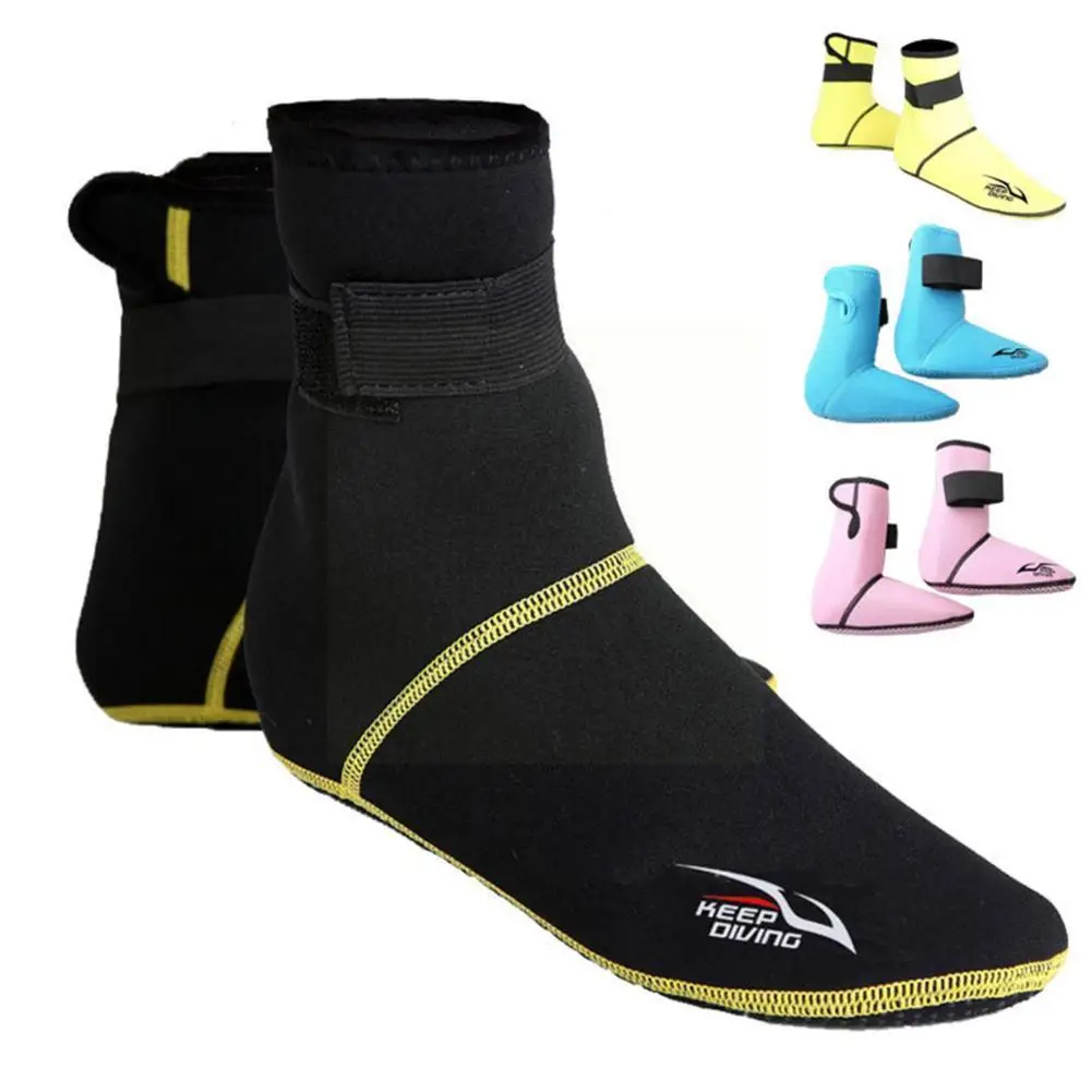

3mm Diving Socks Neoprene Beach Water Socks Thermal Wetsuit Boots Anti Slip Diving Socks For Rafting Snorkeling Surfing Swi S3i6