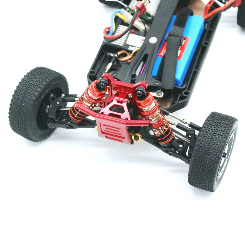 Дешево Металлическая деталь 124016 124018 1/12 RC автомобильный амортизатор передний задний комплект для бампера Pаспродажа Металлическая деталь 124016 124018 1/12 RC автомобильный амортизатор передний задний комплект для бампера