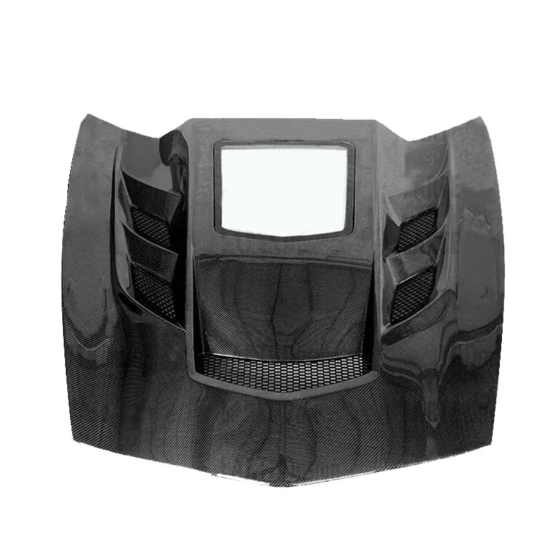 Прозрачный капот из углеродного волокна двигателя для Chevrolet Corvette C7 2015-2019