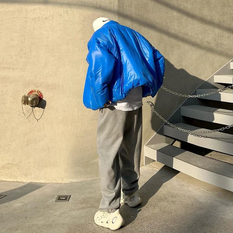 Kanye 2023 Новое высококачественное модное пластиковое 3D хлопковое пальто черного и