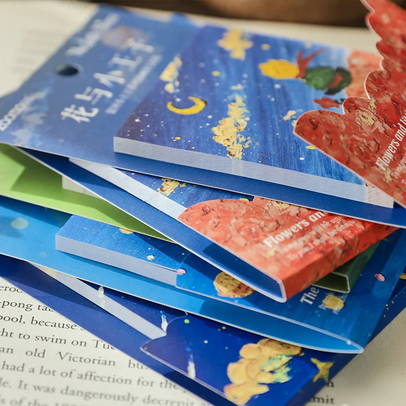 

45pcs Little Prince of the Galaxy series Sticky Notes Memo Pad Diary Stationary Flakes Scrapbook Decorative Cute N Times Sticky