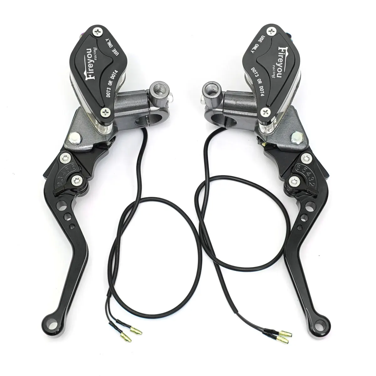 Алюминиевый Рычаг главного цилиндра мотоцикла 7/8 дюйма 22 мм, Гидравлический тормозной насос, ручка сцепления, руль для Yamaha Honda Kawasaki