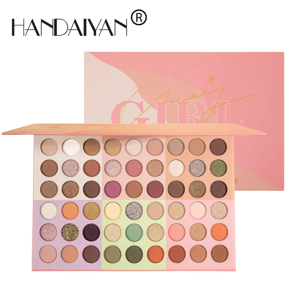 

NEW 54 Color Eye Shadow Palette Earthy Pearly Matte Glitter Powder Eye Pigment Long-lasting Eyeshadow Platte Diamond Pigment Mak