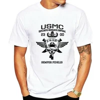 usmc t shirt us marines eod explosive ordnance disposal men cotton tee semper fi