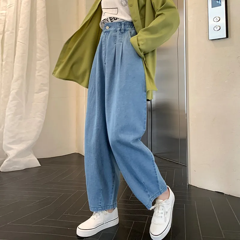 Женские повседневные джинсы-бойфренды Новое поступление 2024 осенняя винтажная