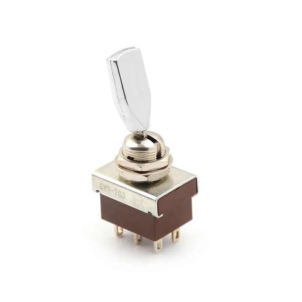 

1 шт., переключатель с плоской ручкой, 250 В, 3 А