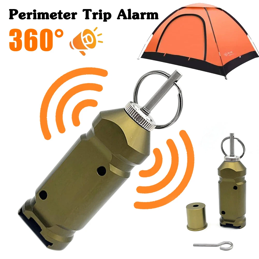 

Perimeter Trip Alarm 360º Coverage Loud Sound Early Warning Security System for Buildings Camping Courtryyard Entrance Areas