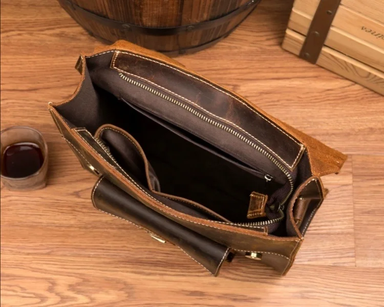 Кожаный рюкзак Crazy Horse сумка-мессенджер на одно плечо школьная сумка унисекс в