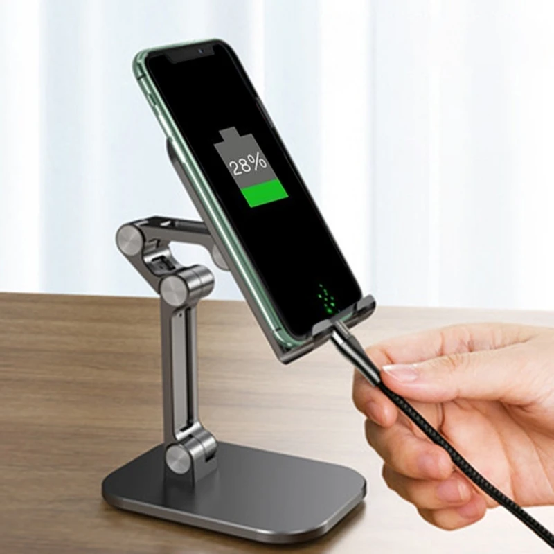 

Foldable Phone Holder Stand Non Slip Portable Cell Phone Stand for Desk