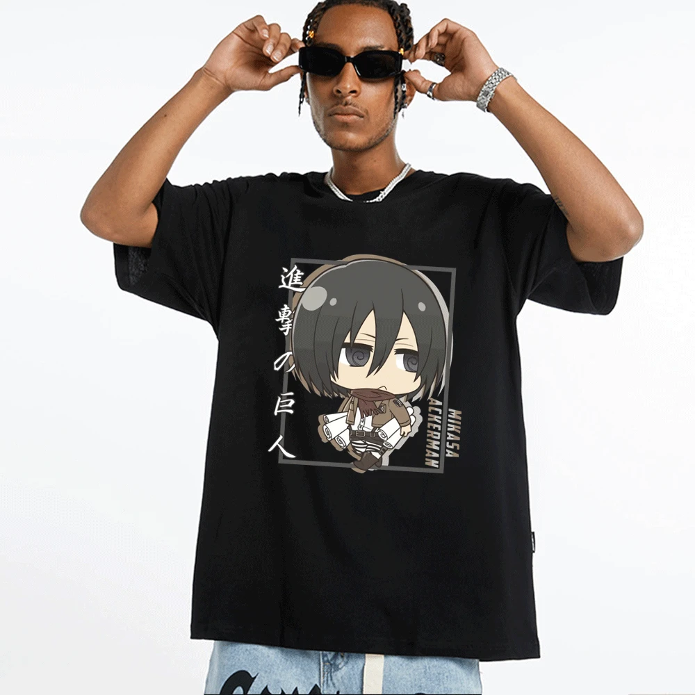 

Лидер продаж 2022, футболка с принтом "атака на Титанов", "Микаса Акерман", Футболка с рисунком, футболка с рисунком Женская/Мужская/Женская фут...