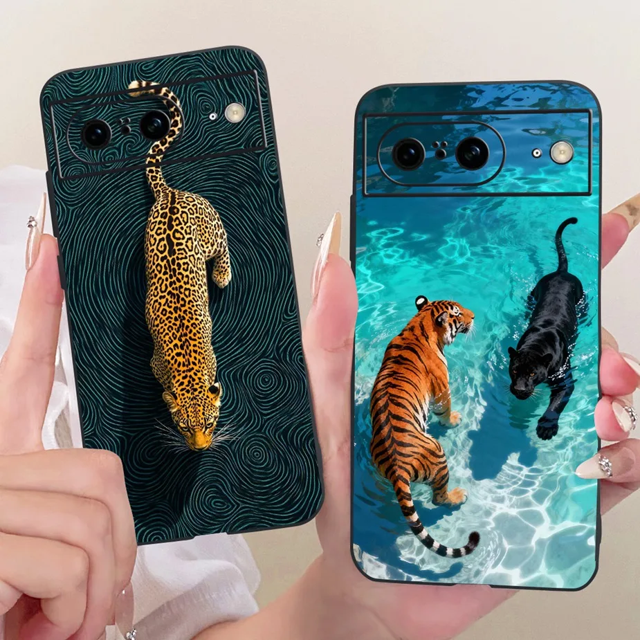 Фото Чехол для Google Pixel 8A, Pixel 8 Pro, с милым кошачьим принтом, модный, мягкий, из ТПУ, для Google Pixel 8 Pro, Pixel 8A, Funda Bags №3