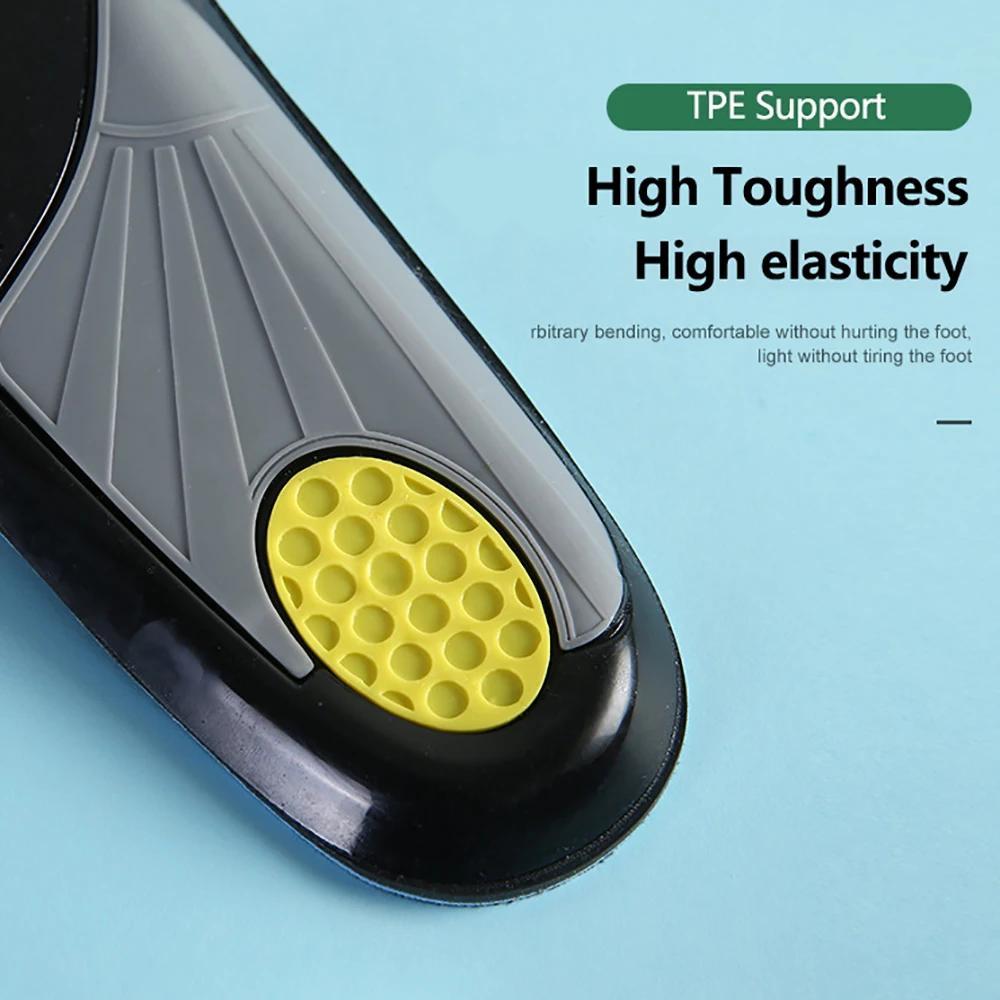 NOIPACE Sports Insoles Arch Support Shoe Insoles Full Length Orthotic Inserts for Plantar Fasciitis Treatment GEL Heel Cushion