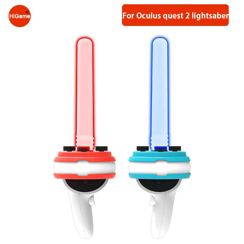 

Для Oculus Quest 2 Ручка для светового меча с двойным контроллером, световой меч, аксессуары для игр, контроллер ритма
