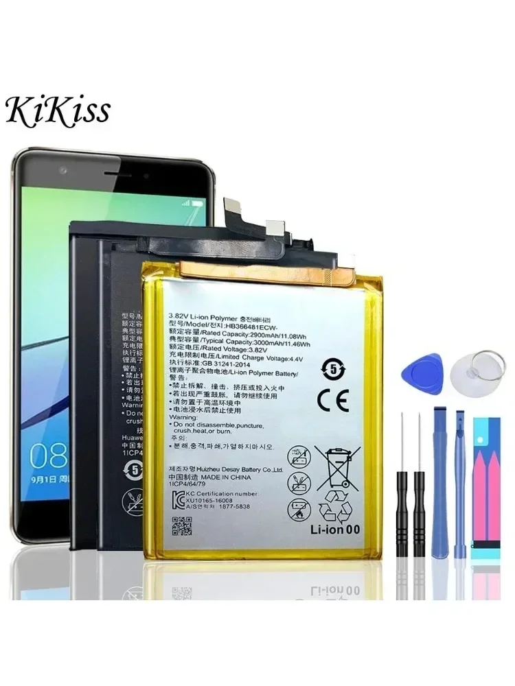 Аккумулятор для Huawei P8 P9 P10 P20 P30 Lite mini Plus Pro/Honor 5A 5C 5X 6C 6A 7A 7i 7X 8 8A 8S 8C 8X 9 9i/View 10 V10 V9 V20 Play