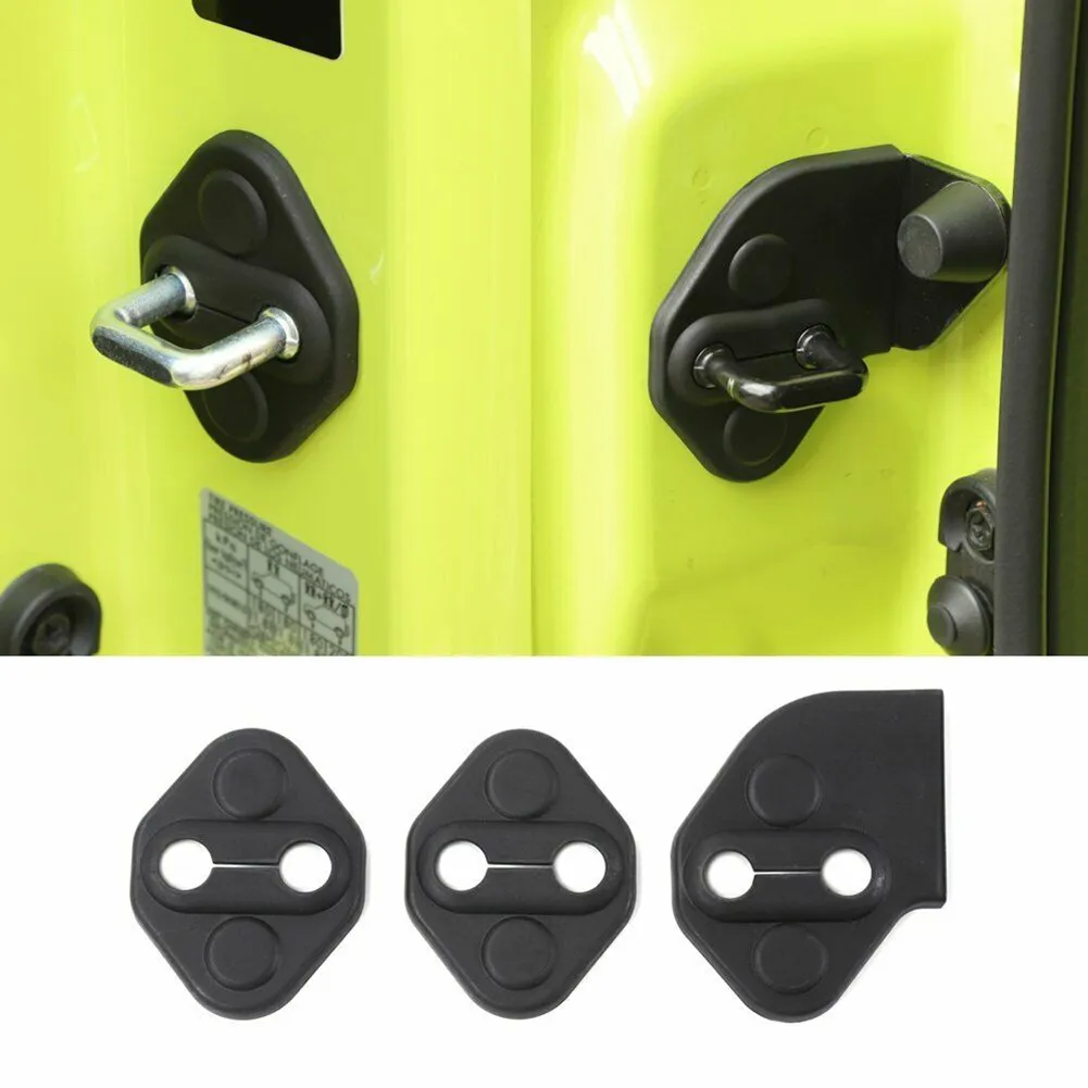 

3 Pcs 3 X Cover Trim ABS Black Buckle Cover For Suzuki Jimny 2019-2020 Brand New