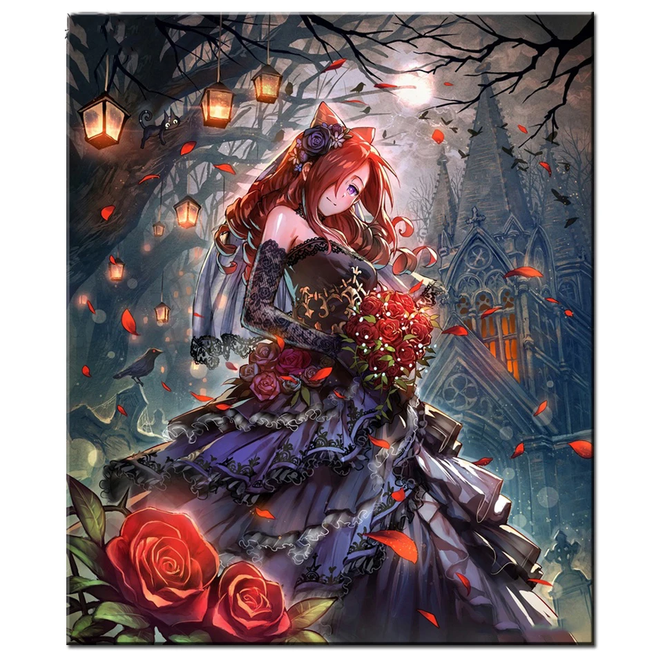 Фантазия Фэнтези Ститч полный набор Алмазная мозаика полная дрель аниме Красота