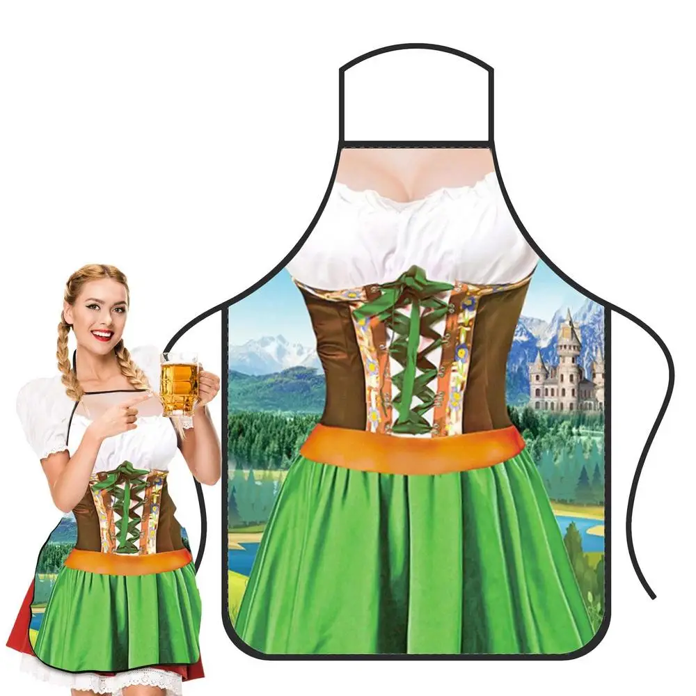 Фартук Октоберфест, индивидуальный сексуальный кухонный водонепроницаемый фартук для женщин, Delantal Cocina Hombre, бариста, барбекю, забавный фартук с мышцами, нагрудники