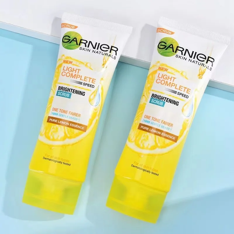 

2pcs/lot Garnier vitamin c lemon face wash 100g