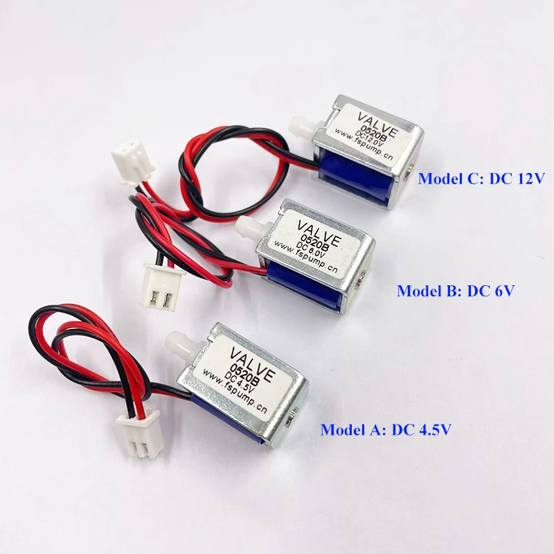 

Электромагнитный Мини-клапан постоянного тока 4,5 в/6 в/12 В, нормально закрытый N/C, молокоотсос «сделай сам», выпускной клапан газа, воздуха