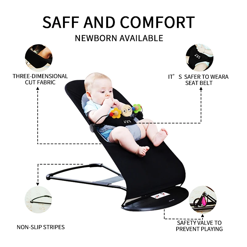 Детское кресло-качалка Детский артефакт комфортное кресло для новорожденных с