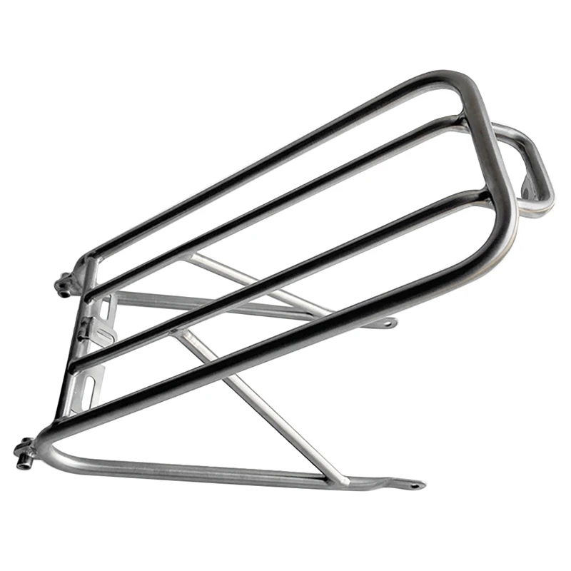 

Hot 3C-Folding Bike Rear Rack Folding Bike Standard Rack Bicycle Luggage Cargo Rack For Brompton Folding Bike Accessories