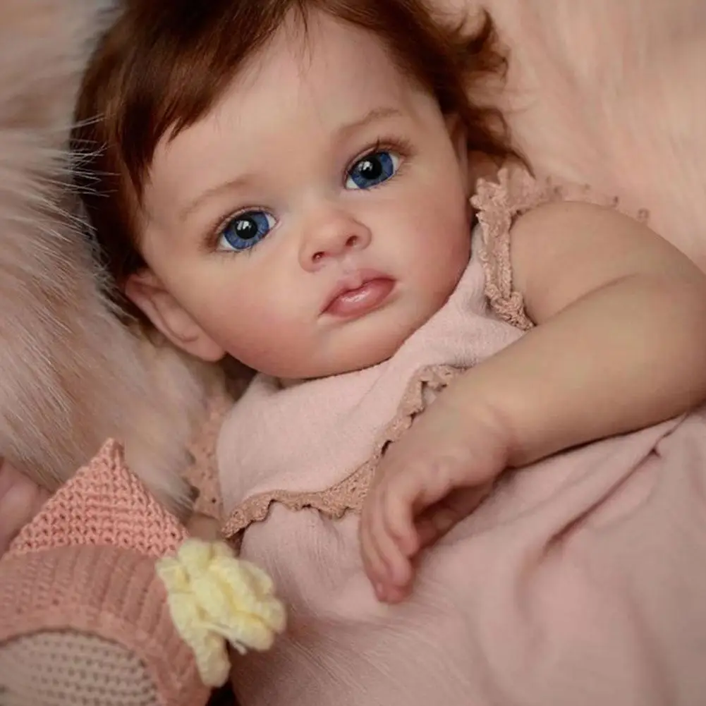 

60cm Reborn Dolls Tutti Toddler Girl With Genesis Paint Layers Visible Vein Painting Body High Multiple Skin Cloth 3d Quali T5q1