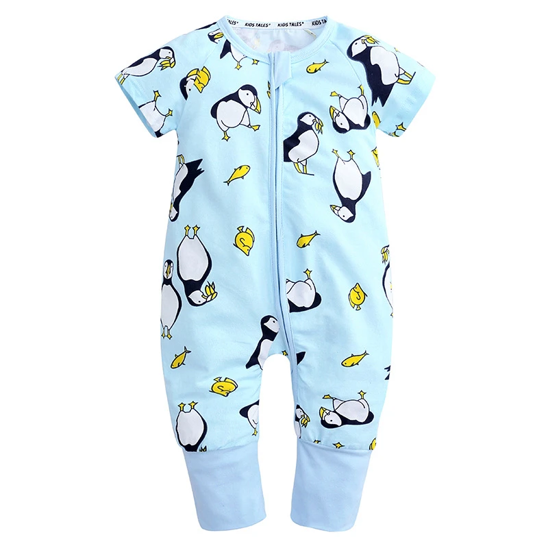 

Short-Sleeved Jumpsuits For Infants