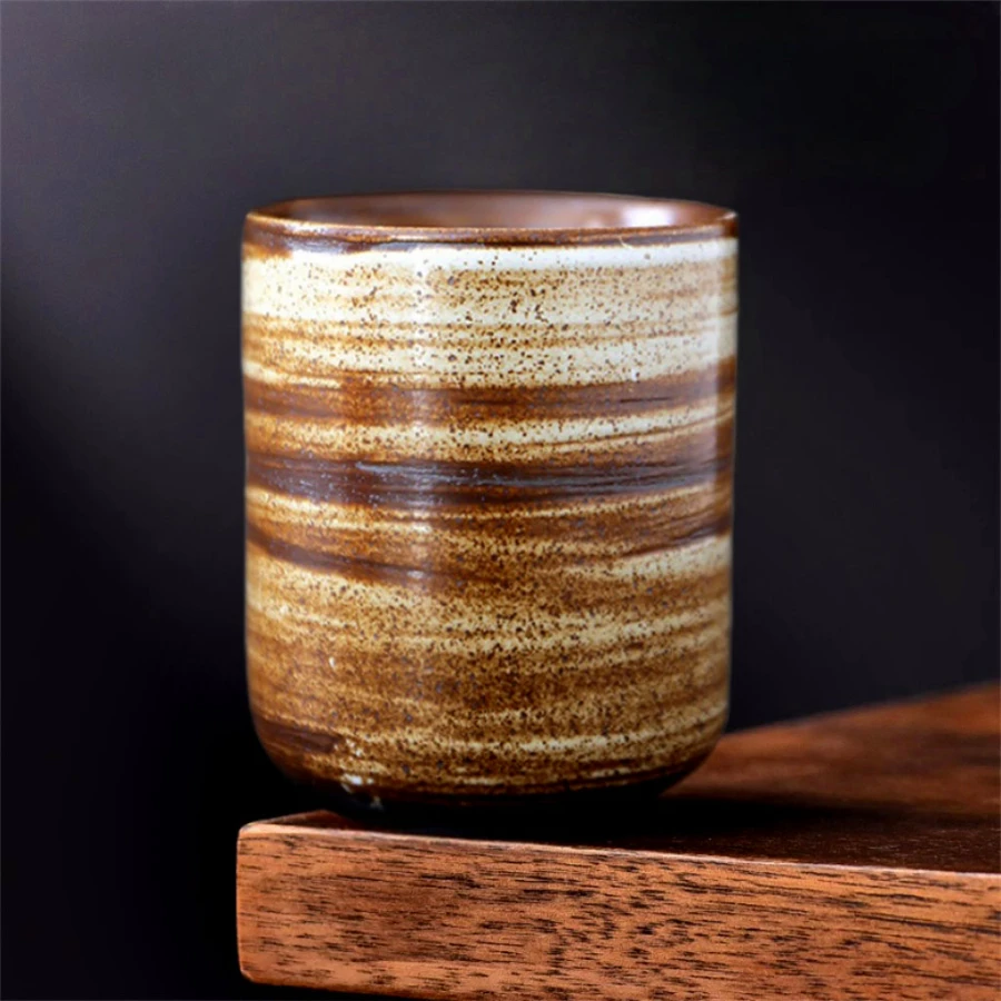 Керамическая Кофейная Чашка С Ручной Росписью В Стиле Ретро Креативная Вощеная