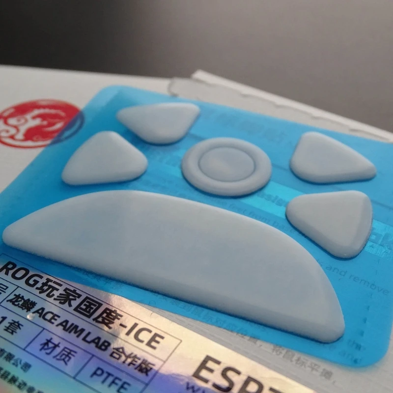Наклейка на ножки игровой мыши Esptiger скейт ледяная мышь для ROG Harpe AimLab