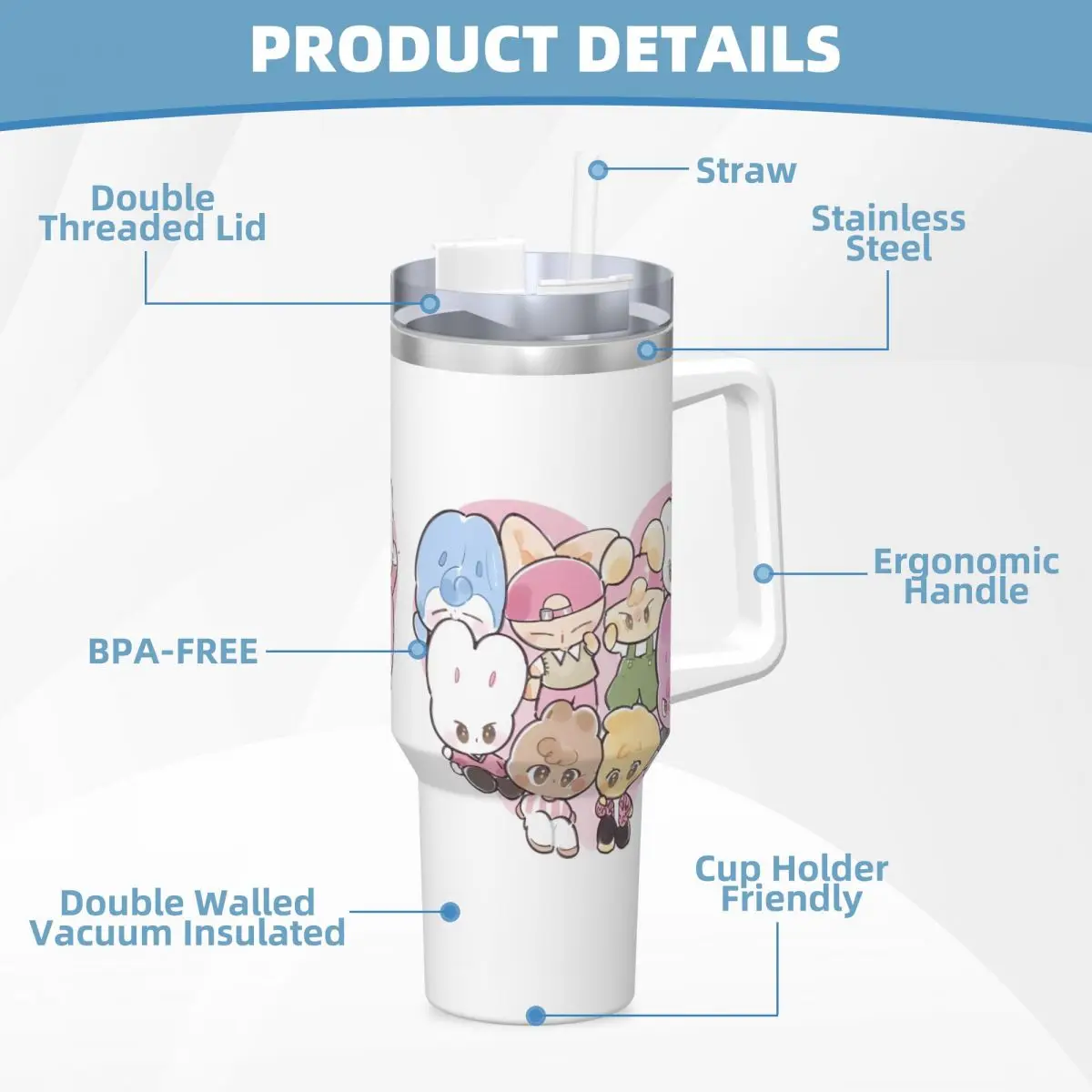 S-Skzoo-o Стакан для рисования бутылка холодных напитков воды герметичная