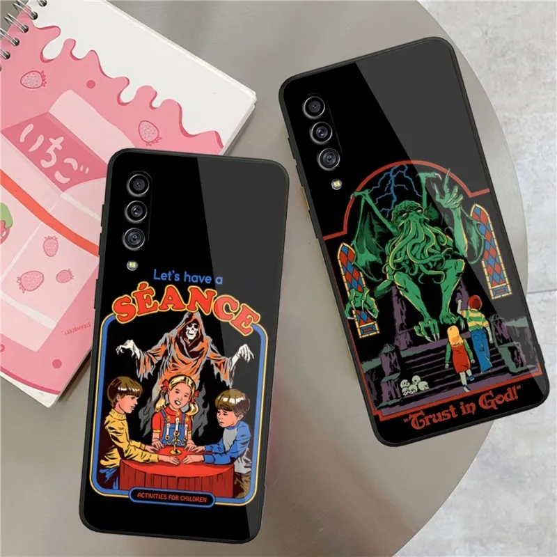 

Забавный стеклянный чехол для телефона сатана для Samung A32 A51 A52 NOTE 10 20 S10 S20 S21 S22 Pro
