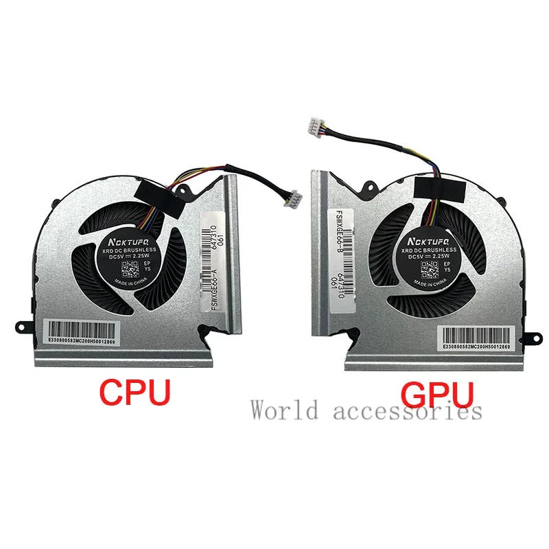 

New Laptop cpu cooling fan For MSI GE66 GP66 GL66 MS-1541 1542 N453 N454