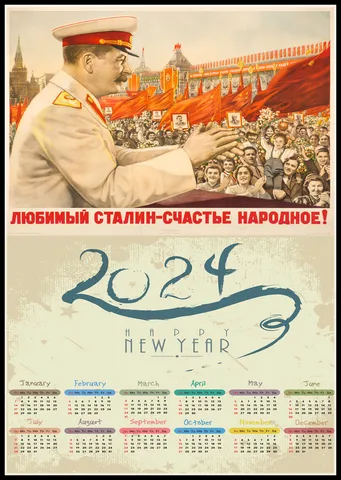 Календарь Сталин "Партия большевиков" на 2023 г.