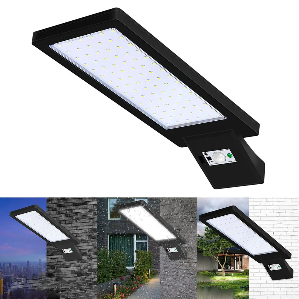 

Outdoor Solar Street Lamp LED Waterproof Lamp Human Body Sensing Light Motion Sensor Smart Wall Lamps Yard Garden Street Lamp