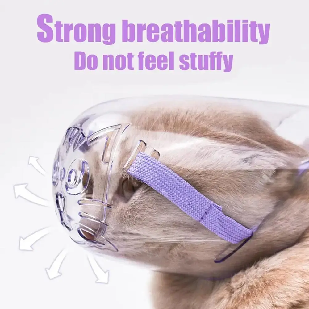 

Breathable Cat Dog Muzzle Anti-bite Grooming Mask Pet Kitten Mouth Mask Cover Muzzle for a Cat Bath Cleaning Tool Cosas Par H0O1