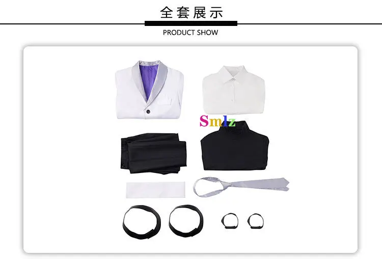 Sigma Cosplay Anime Bungou Stray Dogs 4th Costume Sigma Trench Uniform Suit Halloween Christmas Party Outfit for Men Women images - 6