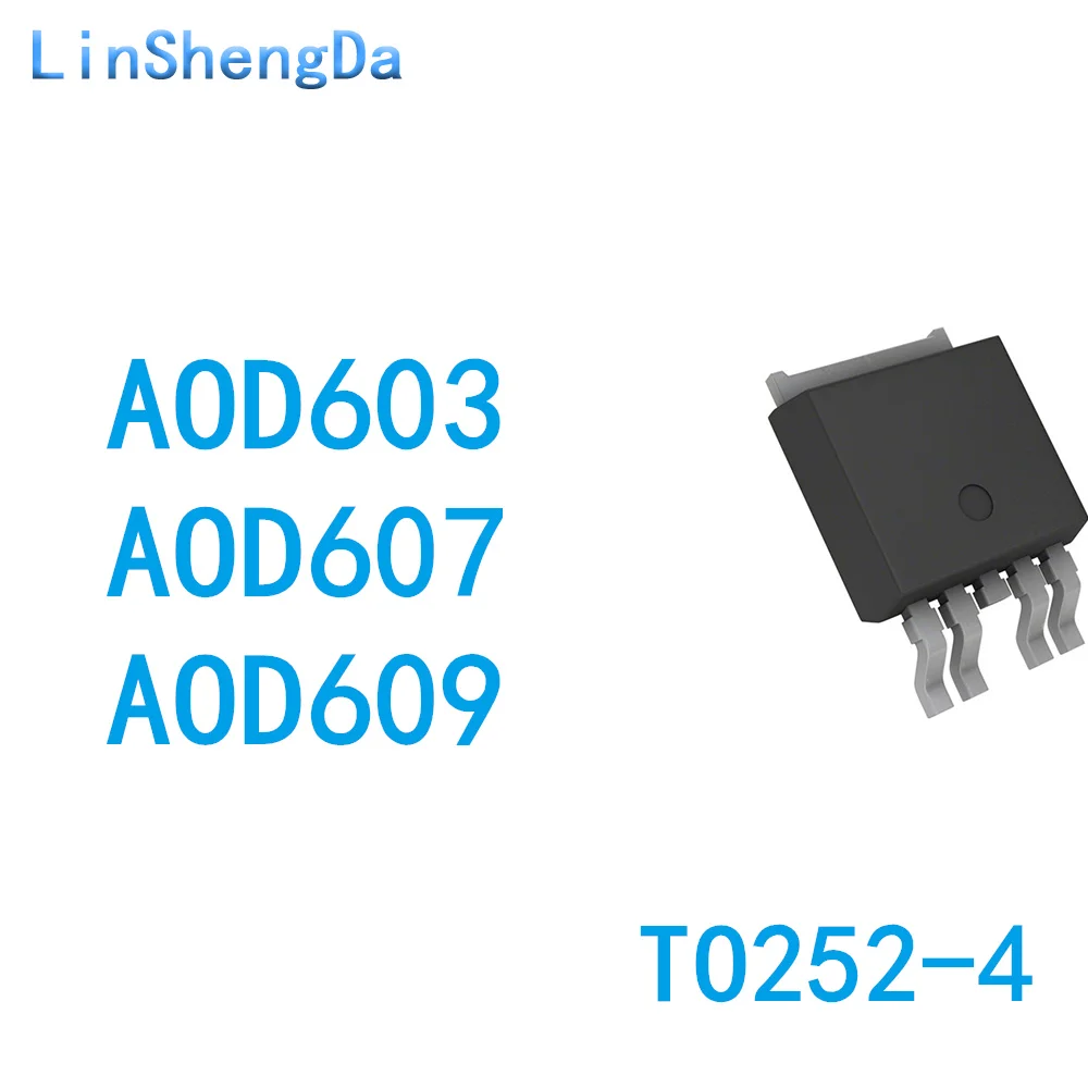 Патчи AOD603A D603A AOD 603 607 609 D603 D607 D609 TO-252-4, 10 шт.