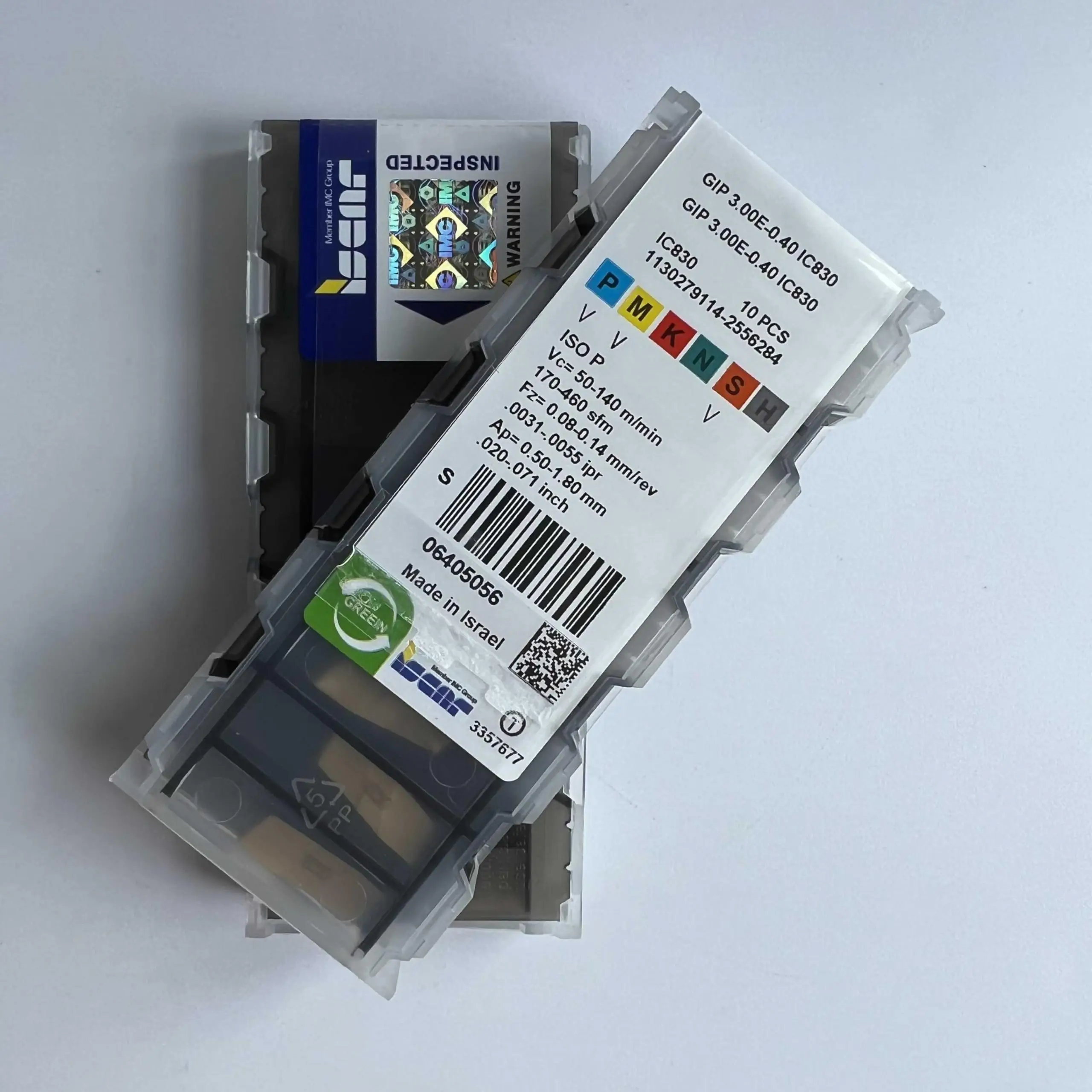 Оригинальное лезвие GIP3.00E-0.40 IC830/Карбидное CNC 10 шт.