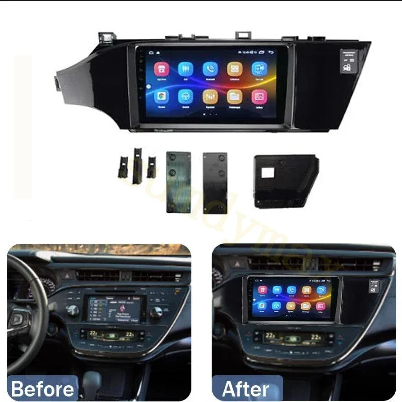 2Din автомобильная аудиолицевая панель для Toyota Avalon 2013-2018 9-дюймовый комплект