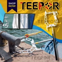 teepor%c2%ae mooring rope u type threader boat hook threader carbon fiber telescopic fishing rod fishing pole reel fishing accessorie