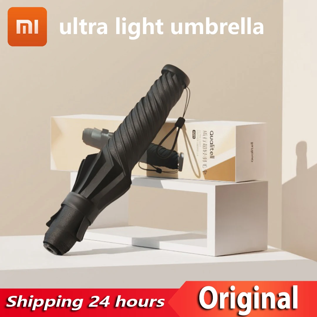 Ультралегкий зонтик с перьями Xiaomi YOUPIN качества, портативный мини-зонтик, складной зонтик, легкий, для путешествий и активного отдыха