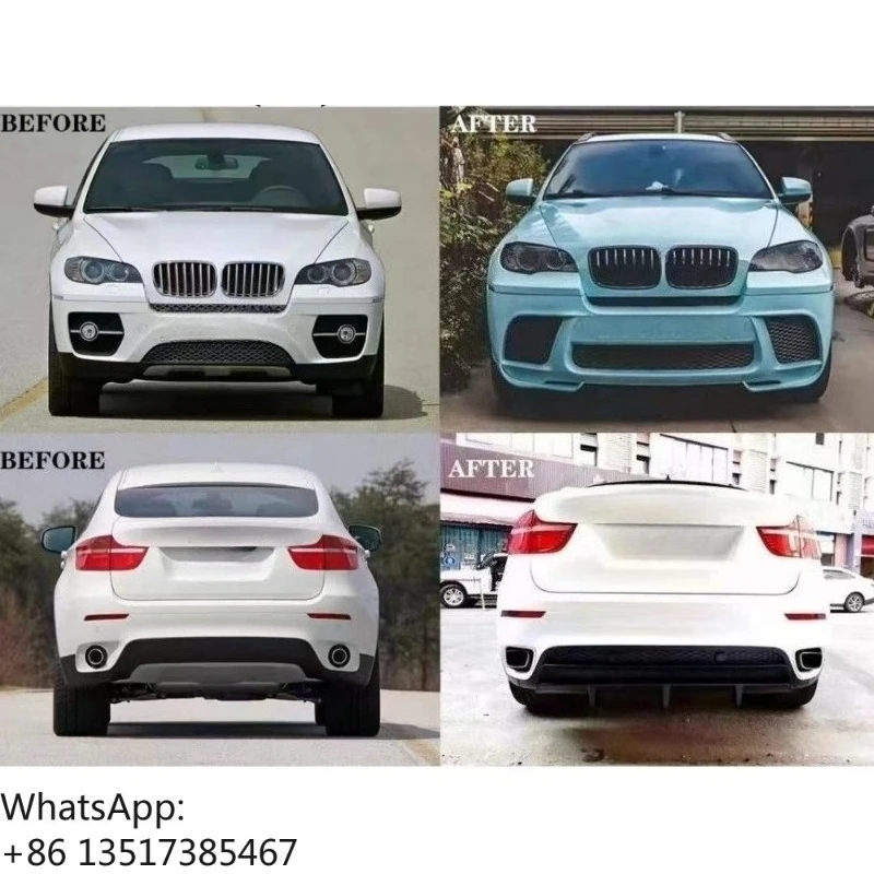 Фото Горячая продажа: Комплект переднего бампера для BMW X6 E71 (2008-2014) для модернизации до X6M / X6 MP |   Прямая замена с креплением на болтах №2